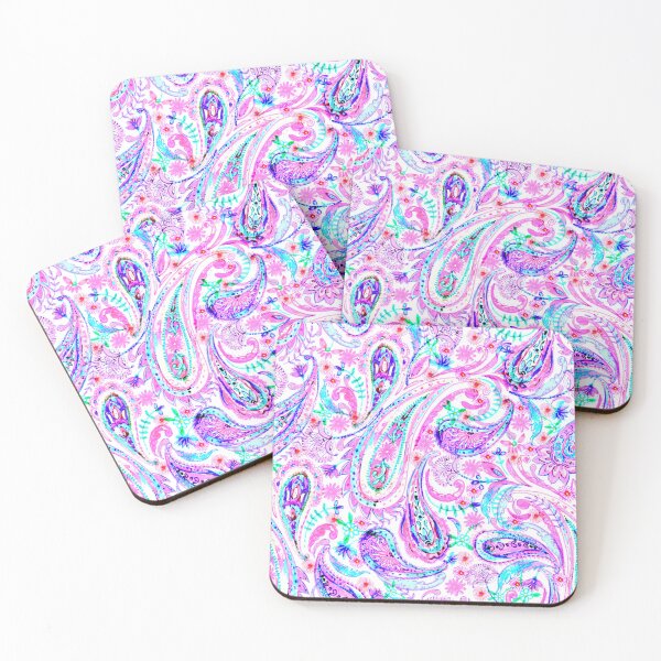 Item preview, Paisley ornament in purple designed and sold by bokasin.