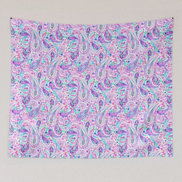 Item preview, Paisley ornament in purple designed and sold by bokasin.