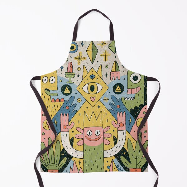 Item preview, Quirky Doodle King Cute Weird Monster Art designed and sold by Romgora.