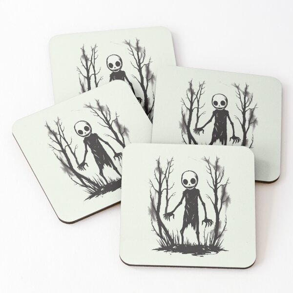 Item preview, Creepy Halloween Skeleton in the Forest  designed and sold by ERODED SELF.