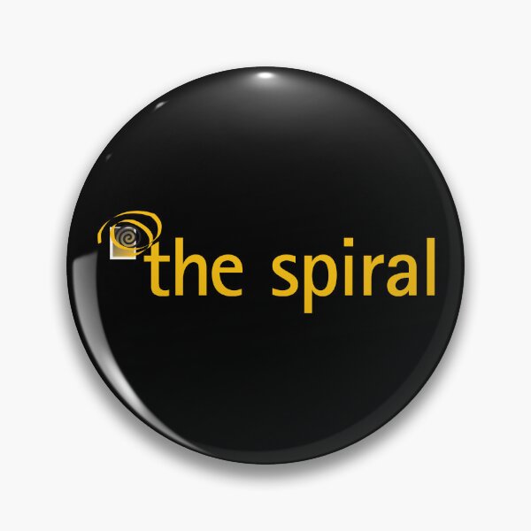 Item preview, The Spiral Modern Yellow Typography with Swirl Icon Logo Graphic designed and sold by jzedolpu.