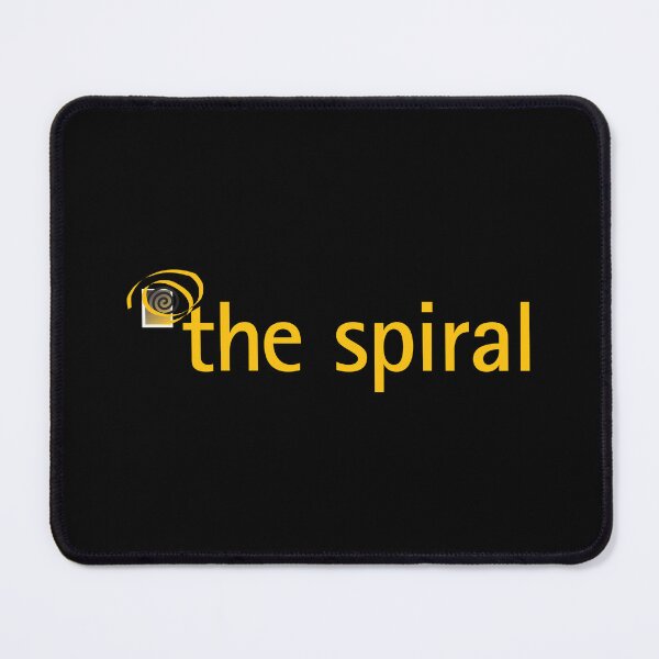 Item preview, The Spiral Modern Yellow Typography with Swirl Icon Logo Graphic designed and sold by jzedolpu.