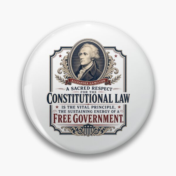 Item preview, Alexander Hamilton U.S. Constitution Free Government Quote designed and sold by AntiqueImages.