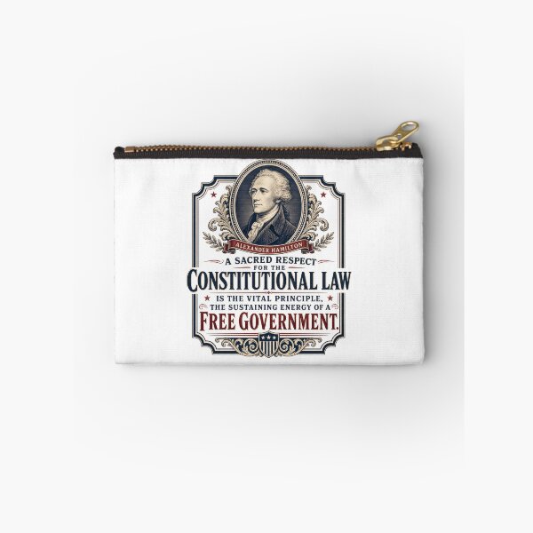 Item preview, Alexander Hamilton U.S. Constitution Free Government Quote designed and sold by AntiqueImages.