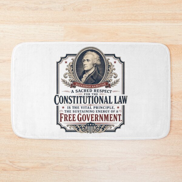 Item preview, Alexander Hamilton U.S. Constitution Free Government Quote designed and sold by AntiqueImages.
