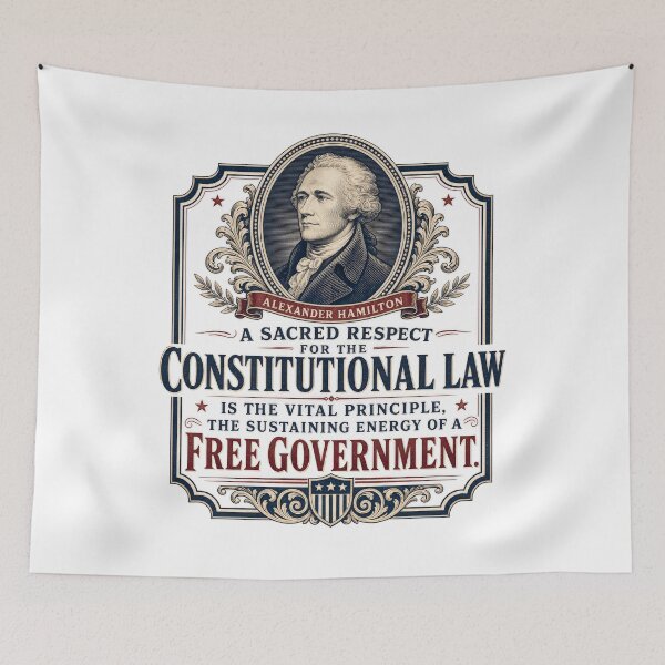 Item preview, Alexander Hamilton U.S. Constitution Free Government Quote designed and sold by AntiqueImages.