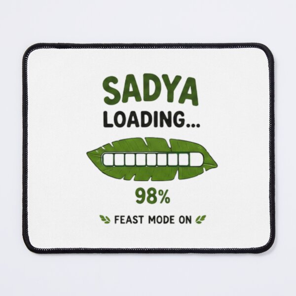 Item preview, Sadya Loading Please Wait Hunger In Progress Funny Onam T-Shirt Gift designed and sold by SHREE ART STUDIO.