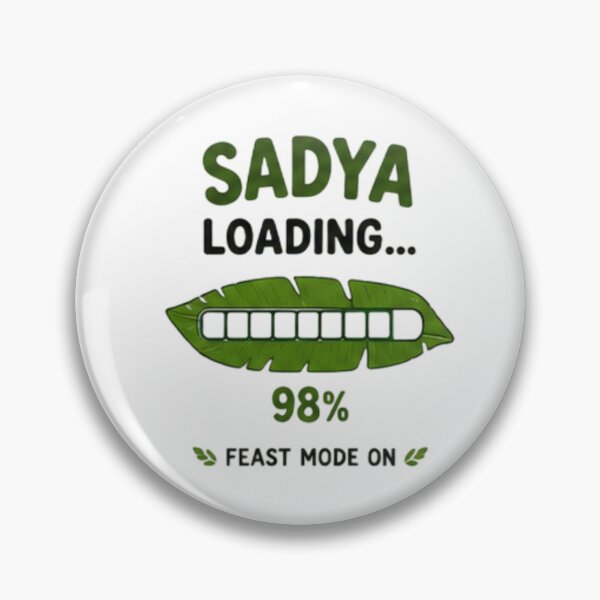 Item preview, Sadya Loading Please Wait Hunger In Progress Funny Onam T-Shirt Gift designed and sold by SHREE ART STUDIO.