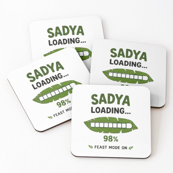 Item preview, Sadya Loading Please Wait Hunger In Progress Funny Onam T-Shirt Gift designed and sold by SHREE ART STUDIO.