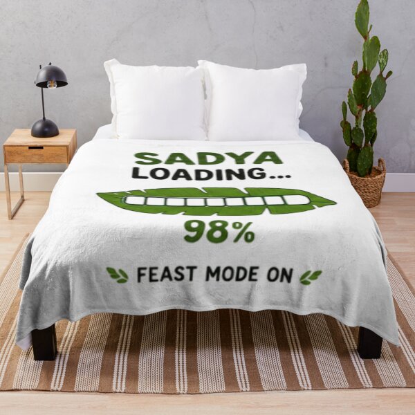 Item preview, Sadya Loading Please Wait Hunger In Progress Funny Onam T-Shirt Gift designed and sold by SHREE ART STUDIO.