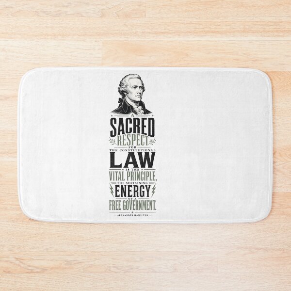 Item preview, Alexander Hamilton Constitutional Law Historic Quote designed and sold by AntiqueImages.