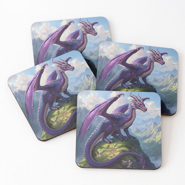 Item preview, Majestic Purple Dragon designed and sold by Jens Mindful Space.