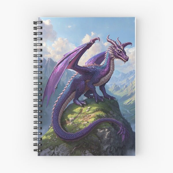 Item preview, Majestic Purple Dragon designed and sold by Jens Mindful Space.