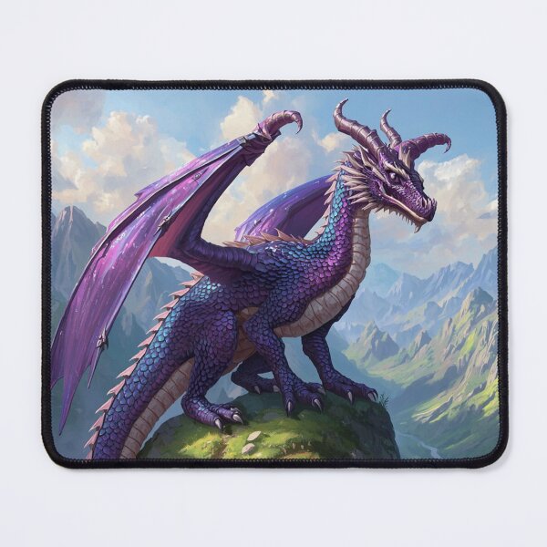 Item preview, Majestic Purple Dragon designed and sold by Jens Mindful Space.