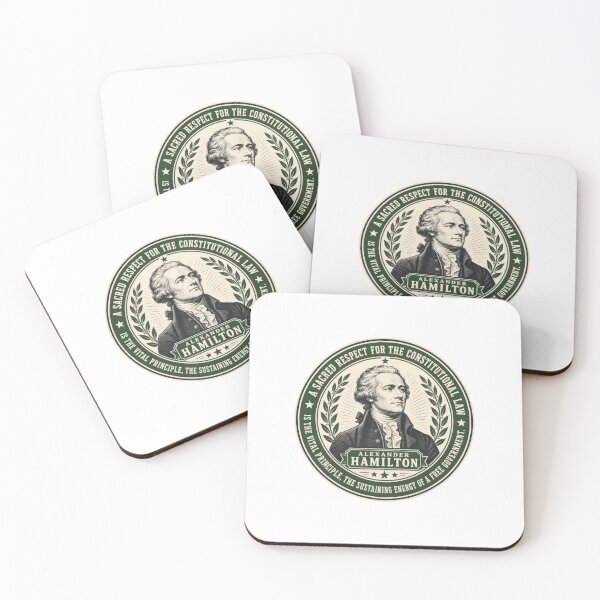 Item preview, Alexander Hamilton Quote Importance of Constitutional Law designed and sold by AntiqueImages.