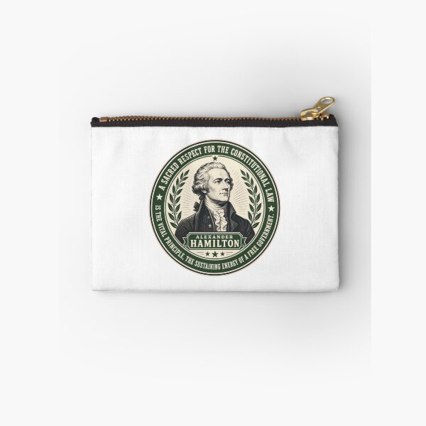 Item preview, Alexander Hamilton Quote Importance of Constitutional Law designed and sold by AntiqueImages.