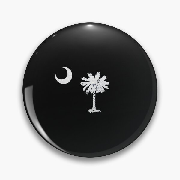 Item preview, South Carolina Palmetto & Crescent Moon Vintage State Flag Design designed and sold by Gbriel3.