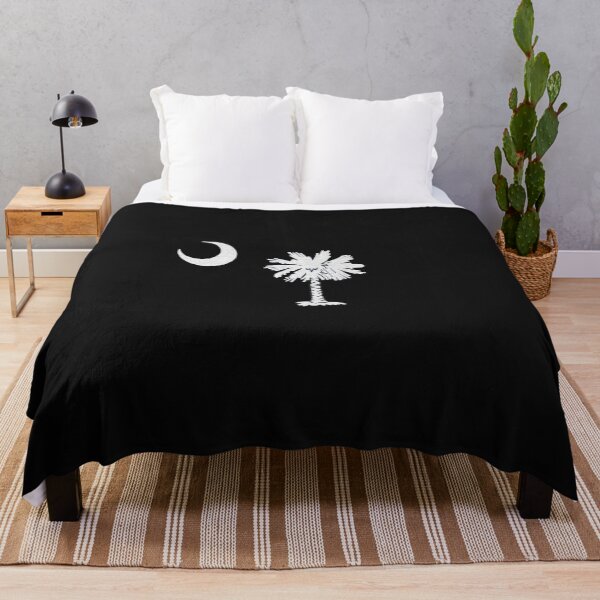 Item preview, South Carolina Palmetto & Crescent Moon Vintage State Flag Design designed and sold by Gbriel3.