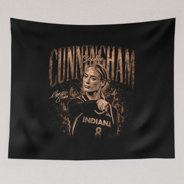 Item preview, Vintage Sophie Cunningham Point Signature Basketball Graphic Fan T-Shirt designed and sold by MichaelAdamArt.