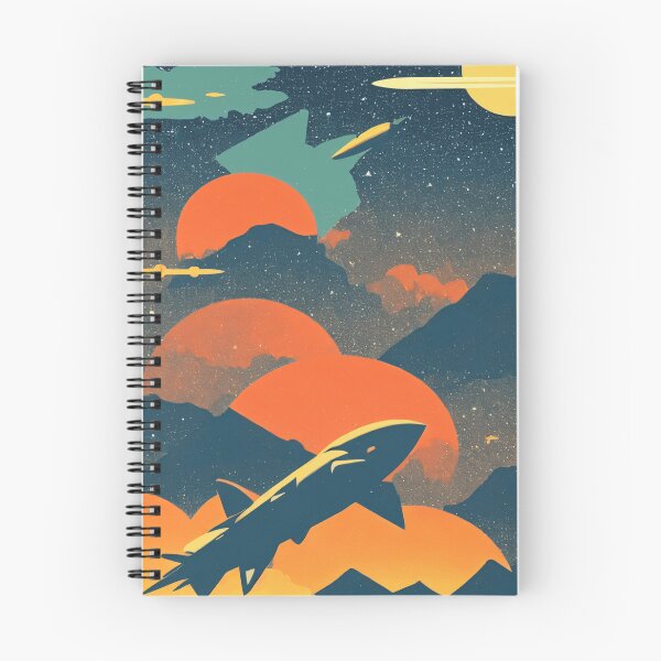 Item preview, Retro Rocket Cosmic Sunset designed and sold by brosky317.
