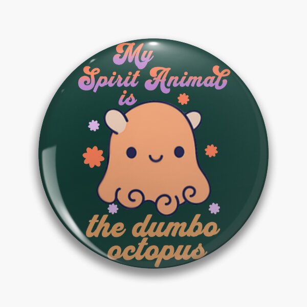 Item preview, My Spirit Animal is the Dumbo Octopus Retro Groovy designed and sold by glowvim.