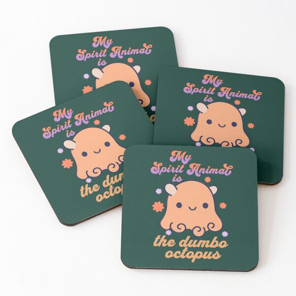 Item preview, My Spirit Animal is the Dumbo Octopus Retro Groovy designed and sold by glowvim.