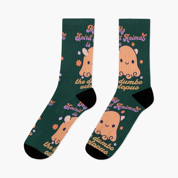 Item preview, My Spirit Animal is the Dumbo Octopus Retro Groovy designed and sold by glowvim.