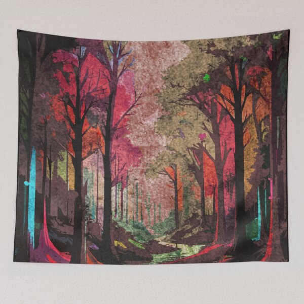 Item preview, Abstract forest designed and sold by kinpirks.