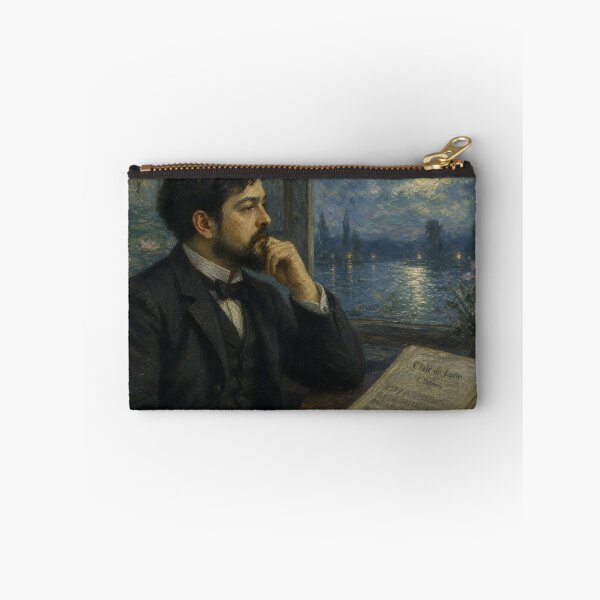 Item preview, Impressionist Master: Claude Debussy Vintage Oil Painting - Ethereal Harmonies designed and sold by DoReMiStudio.