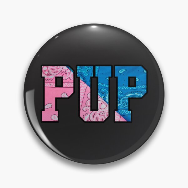 Item preview, PUP Trans flag bandana print designed and sold by HimboCubCo.