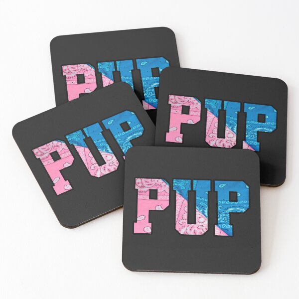 Item preview, PUP Trans flag bandana print designed and sold by HimboCubCo.