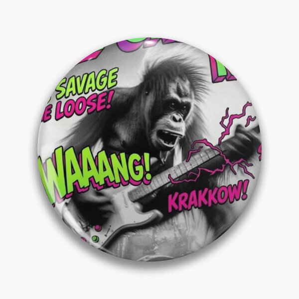 Item preview, Ape‑Calypse Rock: When Chaos Grabs a Guitar designed and sold by Print Fiction.