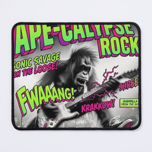 Item preview, Ape‑Calypse Rock: When Chaos Grabs a Guitar designed and sold by Print Fiction.