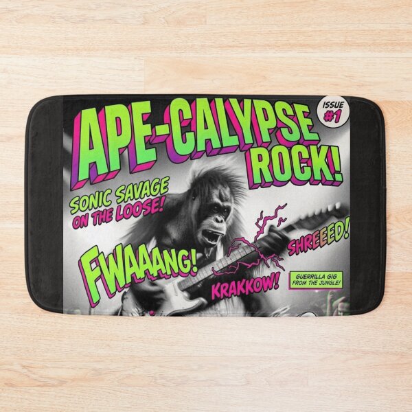 Item preview, Ape‑Calypse Rock: When Chaos Grabs a Guitar designed and sold by Print Fiction.