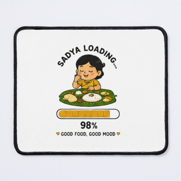 Item preview, Sadya Loading Please Wait Hunger In Progress Funny Onam T-Shirt Gift designed and sold by SHREE ART STUDIO.