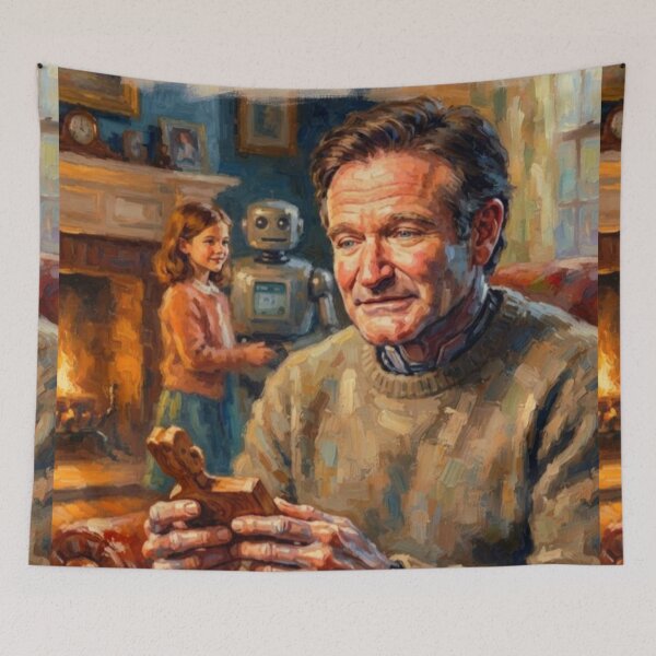 Item preview, Bicentennial Man Sci-Fi Drama Fine Art Tribute designed and sold by Art's Diner.