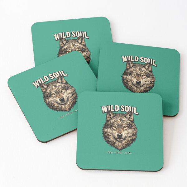 Item preview, Wild Soul Wolf Mountain Vintage Outdoor Adventure T-Shirt designed and sold by PrintoraDesign.
