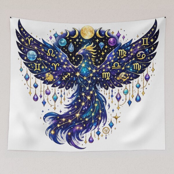 Item preview, Celestial Zodiac Phoenix | Mystical Astrology Constellation Bird Design designed and sold by irfanshikh.