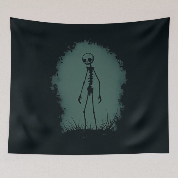 Item preview, Spooky Skeleton Silhouette designed and sold by ERODED SELF.