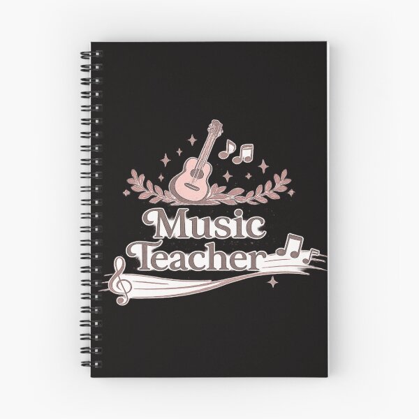 Item preview, Vintage Music Teacher Guitar and Notes Design designed and sold by Tadeusz1.