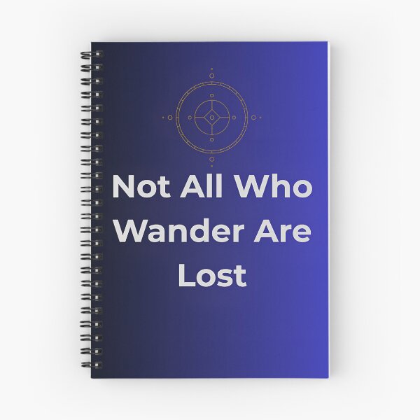 Item preview, Not All Who Wander Are Lost Travel Quote | Mountain Adventure designed and sold by eihabo.