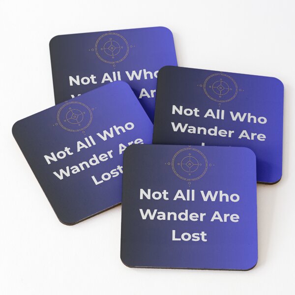 Item preview, Not All Who Wander Are Lost Travel Quote | Mountain Adventure designed and sold by eihabo.