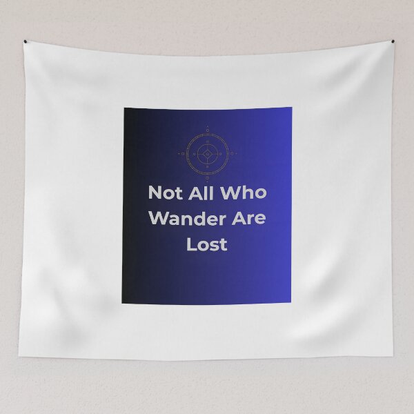 Item preview, Not All Who Wander Are Lost Travel Quote | Mountain Adventure designed and sold by eihabo.