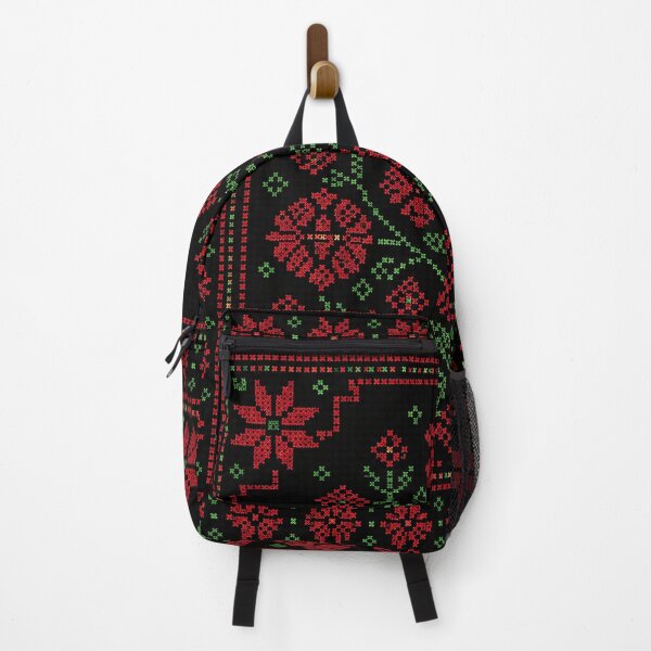 Item preview, Palestinian Tatreez Floral Cross Stitch Pattern | Traditional Folk Embroidery Art designed and sold by BrainCurves.