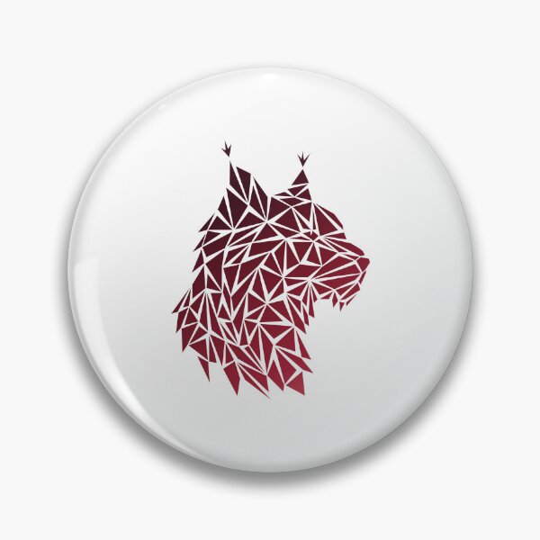 Item preview, Geometric Lynx - Burgundy designed and sold by Espyr.Art.