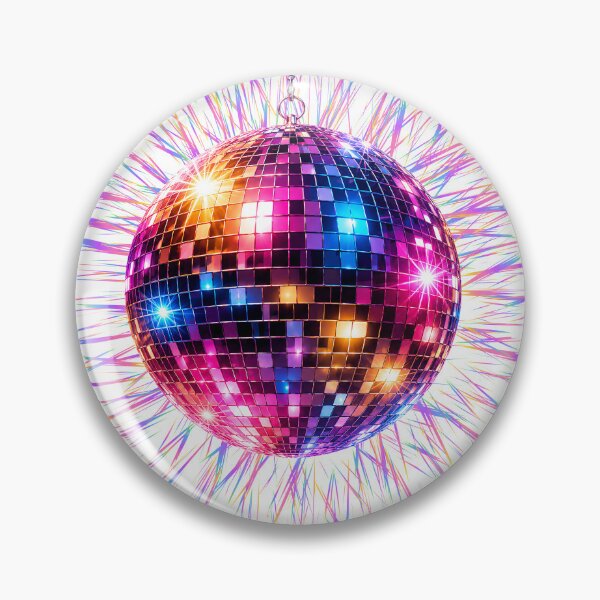 Item preview, Disco Fever | Colorful Retro Disco Ball Party T-Shirt designed and sold by CalmMandala.
