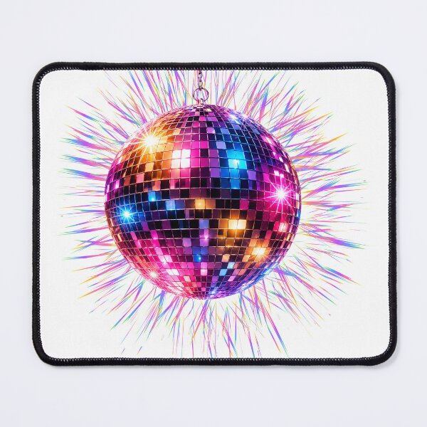 Item preview, Disco Fever | Colorful Retro Disco Ball Party T-Shirt designed and sold by CalmMandala.