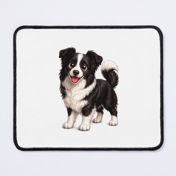 Item preview, Cute Border Collie Puppy Illustration designed and sold by BackgroundND.