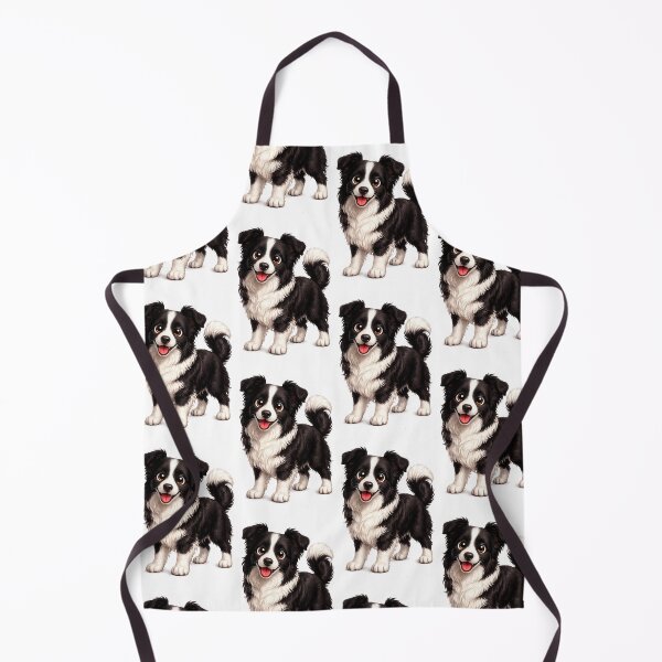 Item preview, Cute Border Collie Puppy Illustration designed and sold by BackgroundND.