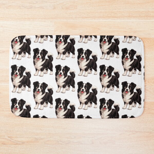 Item preview, Cute Border Collie Puppy Illustration  designed and sold by BackgroundND.